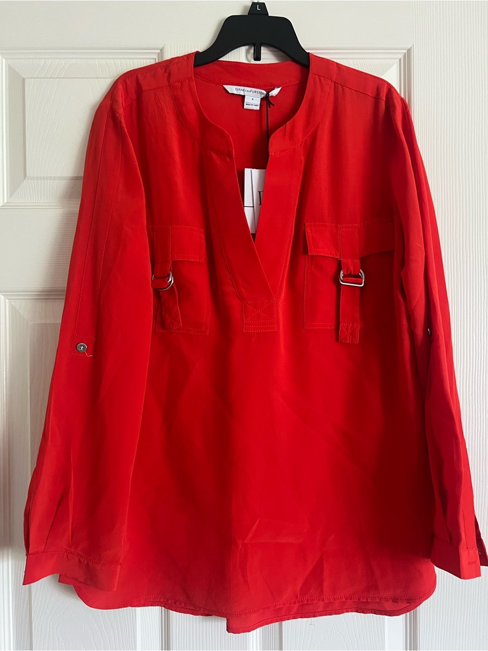 Diane vonFurstenberg  long sleeve blouse